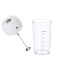 Gobelet avec mesures et mélangeur électrique, couvercle coloré, 300 ml  troisième vue