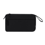 Étui RPET conçu pour les voyages avec un organisateur de câbles couleur noir première vue