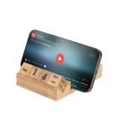 Support téléphone portable avec calendrier et blocs-notes adhésifs quatrième vue