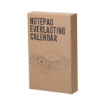 Support téléphone portable avec calendrier et blocs-notes adhésifs vue avec boîte