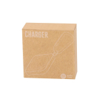 Chargeur sans fil mousqueton  pour appareils électroniques 15 watts vue avec boîte