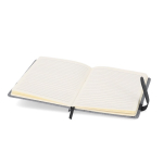 Carnet en PU fermeture magnétique, pages lignées format A5 deuxième vue