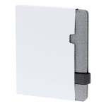 Carnet en PU fermeture magnétique, pages lignées format A5 vue avec boîte