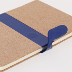 Carnet liège avec élastique fermeture magnétique polyuréthane rayé, A5 quatrième vue