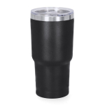 Gobelet isotherme en acier inoxydable couvercle doseur de 530 ml couleur noir première vue