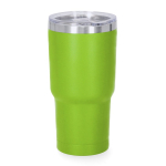Gobelet isotherme en acier inoxydable couvercle doseur de 530 ml couleur vert première vue