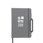 Carnet à couverture rigide avec un support téléphone portable A5 vue principale