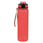 Bouteille hydratation, avec un doseur, d'une capacité de 1 litre couleur rouge première vue