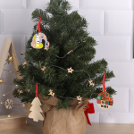 Décoration de Noël en bois en forme de sapin de Noël Tree vue d'ambiance