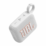 Enceinte Bluetooth ultraportable avec son clair et puissant JBL GO4 couleur blanc