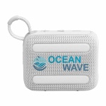 Enceinte Bluetooth ultraportable avec son clair et puissant JBL GO4 couleur blanc