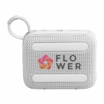 Enceinte Bluetooth ultraportable avec son clair et puissant JBL GO4 couleur blanc