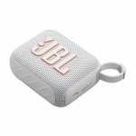 Enceinte Bluetooth ultraportable avec son clair et puissant JBL GO4 couleur blanc