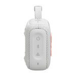 Enceinte Bluetooth ultraportable avec son clair et puissant JBL GO4 couleur blanc