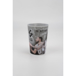 Gobelet en plastique sans BPA transparent avec bords de 500 ml couleur translucide