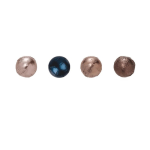 Coffret de 12 bonbons en chocolat belge de divers parfums couleur blanc troisième vue