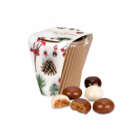 Biscuits au gingembre recouverts de chocolat blanc, au lait ou noir couleur naturel
