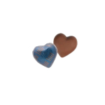 Chocolat en forme de cœur avec emballage individuel personnalisable 5g couleur bleu