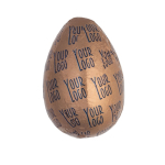 Chocolat au lait en forme d'œuf avec emballage individuel 30g couleur bronze