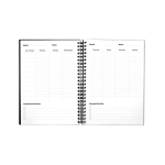 Cahier réutilisable A5 avec numérisation InfiniteBook encre noire couleur noir troisième vue
