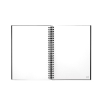 Cahier réutilisable A5 avec numérisation InfiniteBook encre noire couleur noir cinquième vue