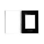 Cahier réutilisable A5 avec numérisation InfiniteBook encre noire couleur noir sixième vue