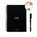 Cahier réutilisable A5 avec numérisation InfiniteBook encre noire couleur noir Neuvième vue