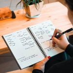 Cahier réutilisable A5 avec numérisation InfiniteBook encre noire couleur noir première vue