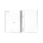 Cahier réutilisable A5 avec numérisation InfiniteBook encre noire couleur bleu marine première vue