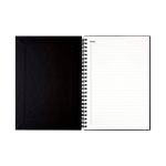 Carnet InfiniteBook A5, fabriqué en Europe, encre noire couleur noir première vue