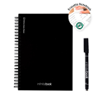 Carnet InfiniteBook A5, fabriqué en Europe, encre noire diverses couleurs