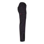 Pantalon multi-poches unisexe en coton et polyester 240 g/m² Velilla couleur noir quatrième vue