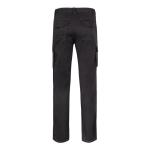 Pantalon multi-poches unisexe en coton et polyester 240 g/m² Velilla couleur noir