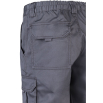 Pantalon multi-poches unisexe en coton et polyester 240 g/m² Velilla couleur gris sixième vue