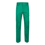Pantalon multi-poches unisexe en coton et polyester 240 g/m² Velilla couleur vert deuxième vue