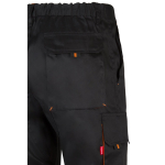 Pantalon de travail en sergé en polyester et coton 200 g/m² Velilla couleur orange sixième vue