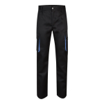 Pantalon de travail en sergé en polyester et coton 200 g/m² Velilla couleur bleu ciel deuxième vue