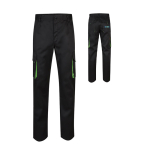 Pantalon de travail en sergé en polyester et coton 200 g/m² Velilla avec zone d'impression