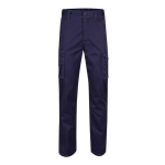 Pantalon de travail unisexe avec poches 290 g/m² Velilla couleur bleu deuxième vue