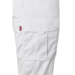 Pantalon de travail unisexe avec poches 290 g/m² Velilla couleur blanc cinquième vue