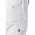 Pantalon de travail unisexe avec poches 290 g/m² Velilla couleur blanc sixième vue