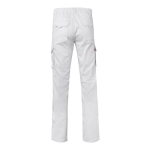 Pantalon de travail unisexe avec poches 290 g/m² Velilla couleur blanc