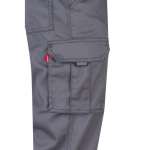 Pantalon de travail unisexe avec poches 290 g/m² Velilla couleur gris cinquième vue