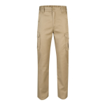 Pantalon de travail unisexe avec poches 290 g/m² Velilla couleur naturel deuxième vue