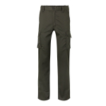 Pantalon de travail unisexe avec poches 290 g/m² Velilla couleur vert militaire deuxième vue