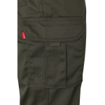 Pantalon de travail unisexe avec poches 290 g/m² Velilla couleur vert militaire cinquième vue