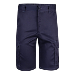 Bermuda extensible avec poches en coton et polyester 240 g/m² Velilla couleur bleu deuxième vue