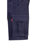 Bermuda extensible avec poches en coton et polyester 240 g/m² Velilla couleur bleu cinquième vue