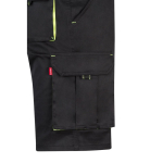 Bermuda de travail extensible en coton et polyester 240 g/m² Velilla couleur jaune Septième vue