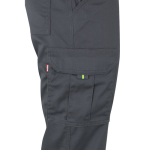 Pantalon de travail extensible extra large avec poches 240 g/m² Velilla couleur gris cinquième vue